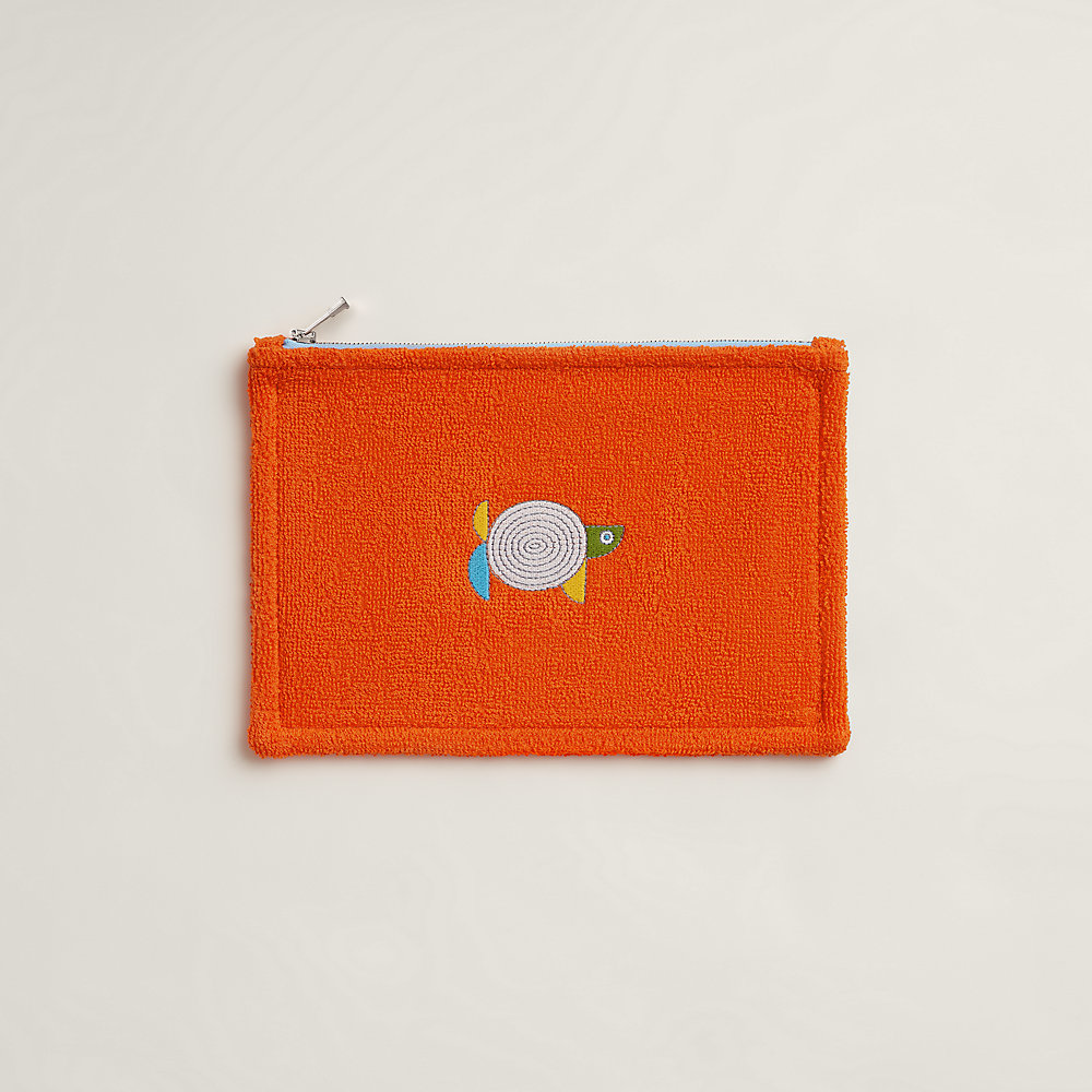 【cute♪】HERMES ボリードポーチ Animaux Nattes 馬の刺繍♡【HERMES】Bolide Animaux Nattes ポーチ (HERMES